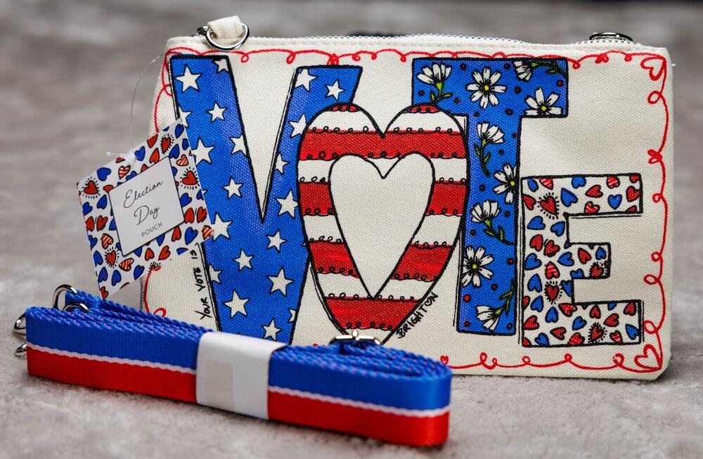 Brighton Vote Election Day Pouch Belt Bag Crossbody Adjustable NEW